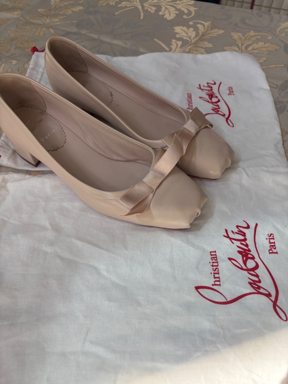 Christian Louboutin square ballet toe pump - Picture 3 of 9